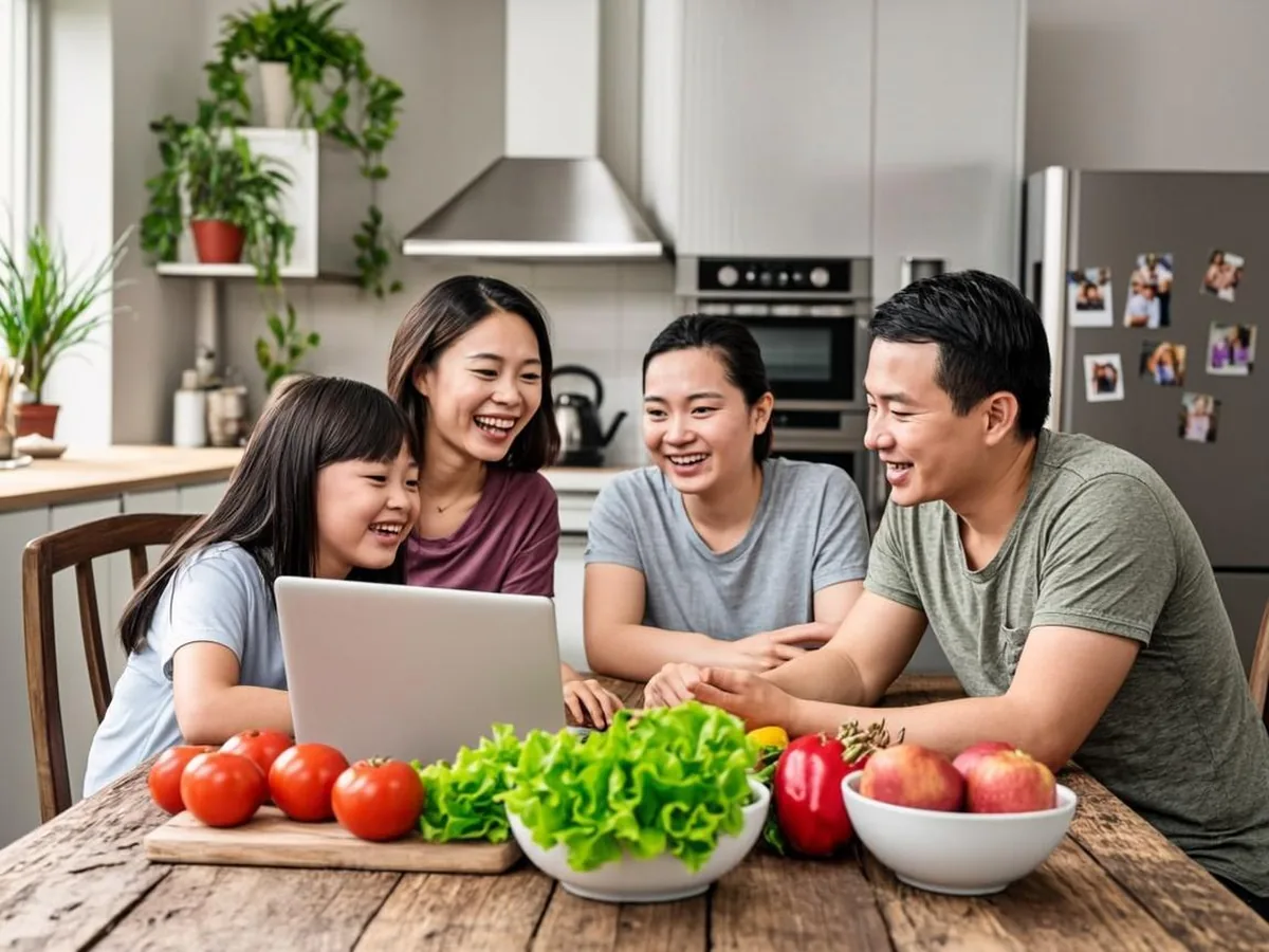 Person entering household income into an online SNAP calculator