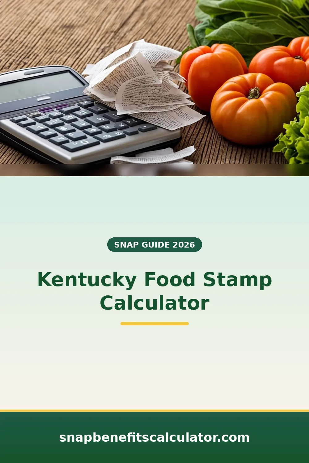 Calculator and grocery receipts on a kitchen table