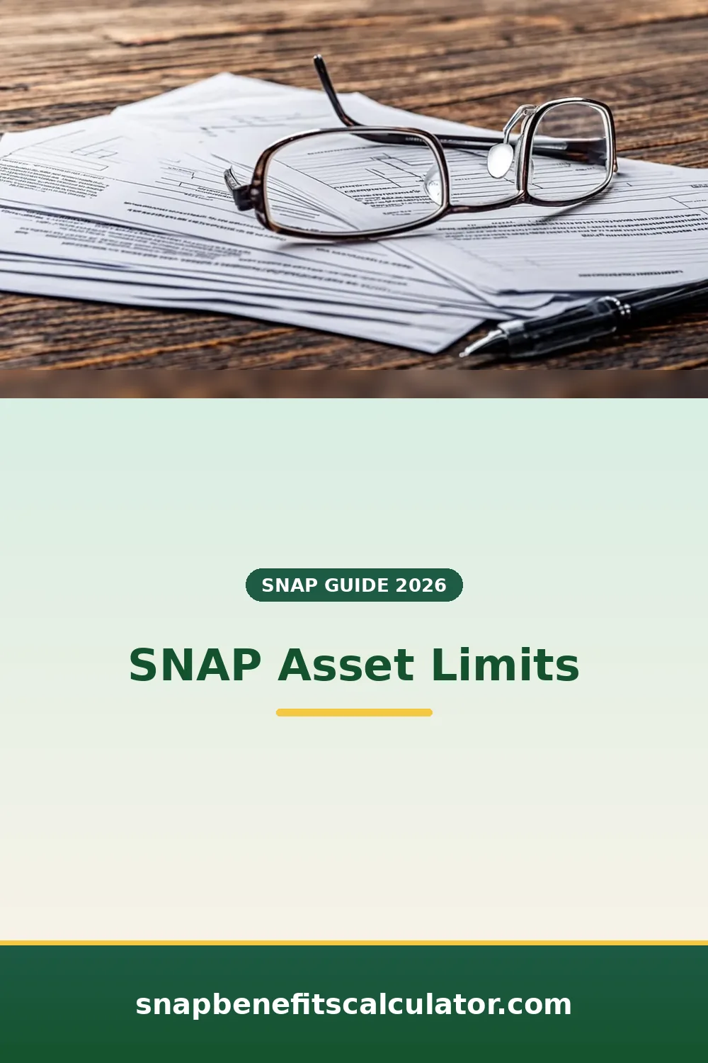 Retirement paperwork and a pair of reading glasses on a wooden table