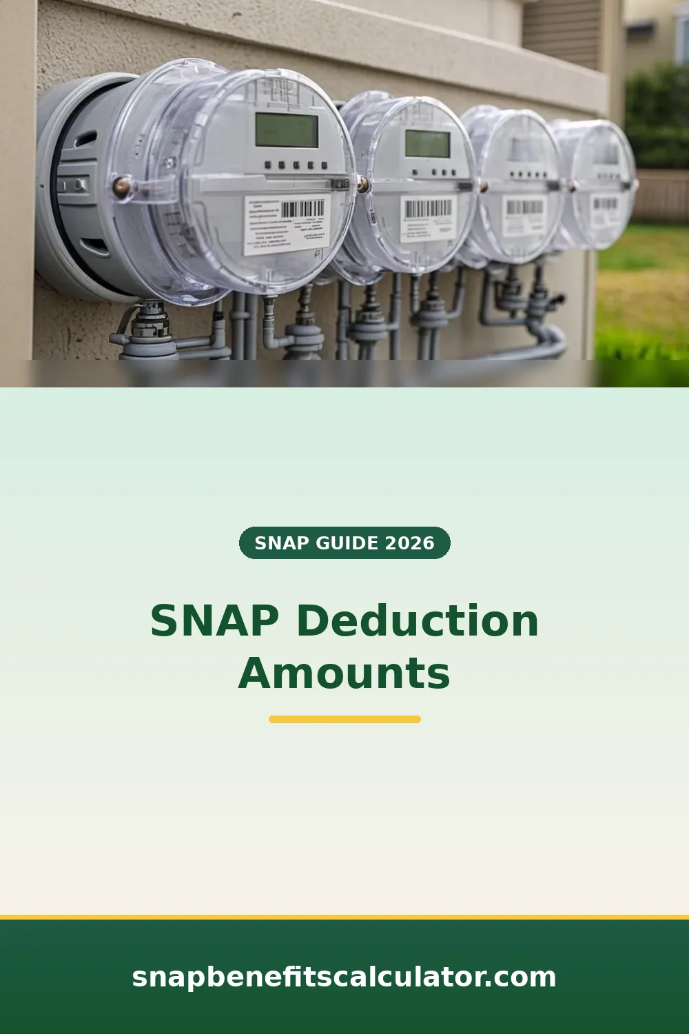 Utility meters mounted on the exterior wall of a house